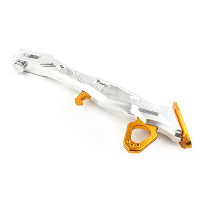 CNC Foot Side Stand Support Leg Kickstand for Universal Motorcycle Silver Gold