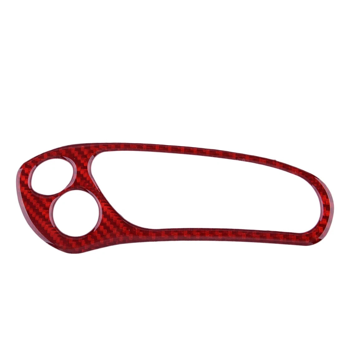Red Carbon Fiber Side Dashboard Button Switch Cover Trim for Corvette C5 (1997-2004)