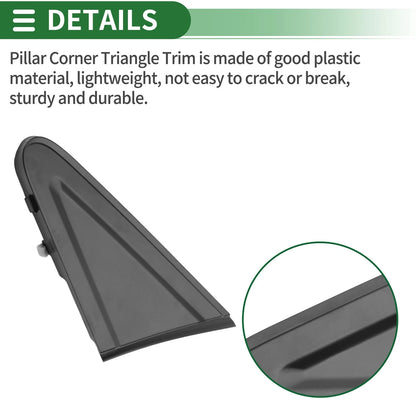 Front Left Side Door Window Trim for Honda Civic (2012-2015)