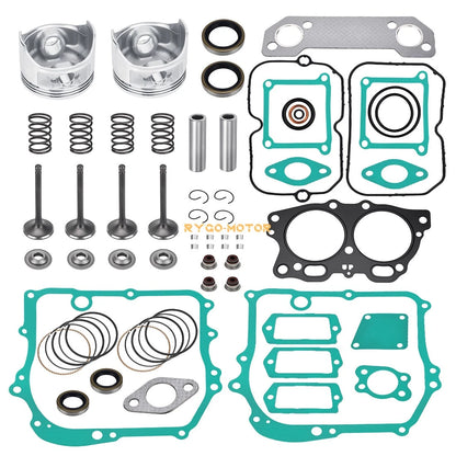 Engine Piston Intake Exhaust Valve Gasket for EZGO 350cc EH35C (1996–2002)
