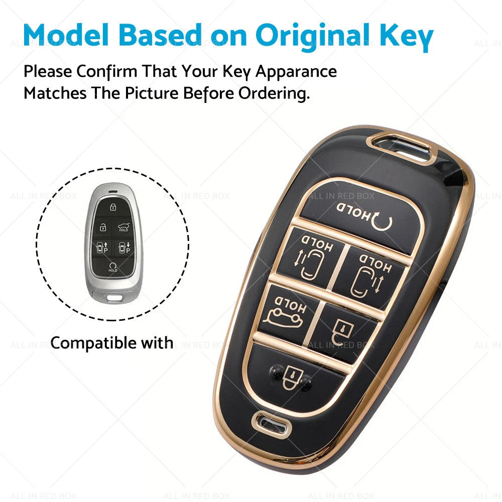 TPU Car Remote Key Fob Cover for Hyundai Sonata Tucson Santa Fe