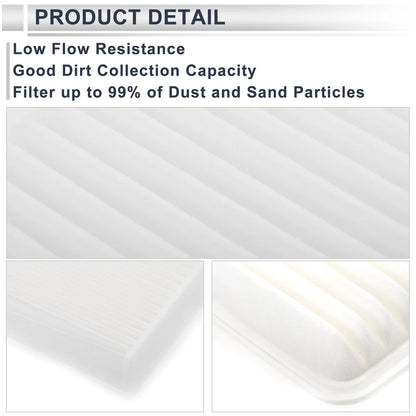 Engine Cabin Air Filter Combo for Toyota Avalon 3.5L (2005-2012)