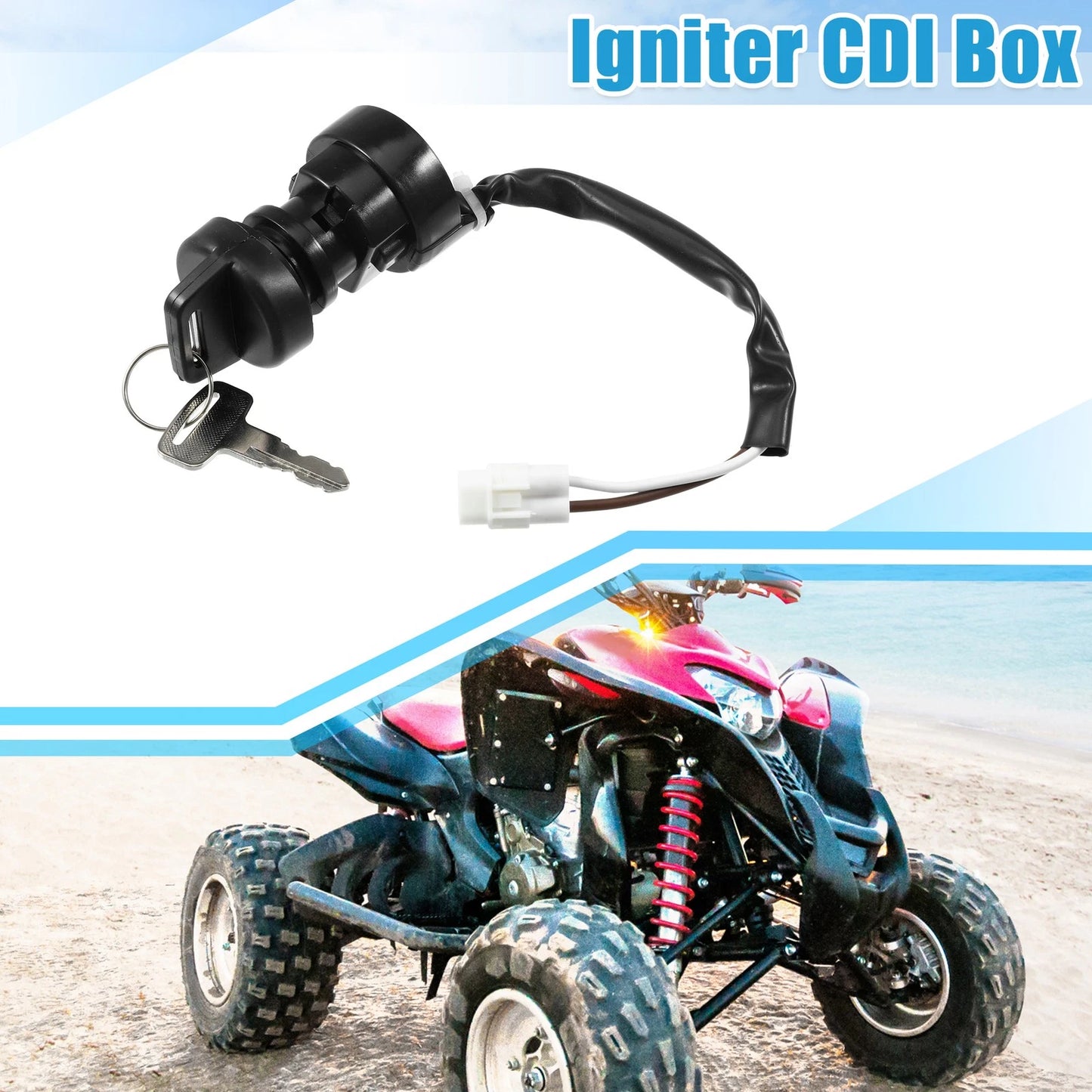 Set Ignition Key Switch for Kawasaki Bayou 250