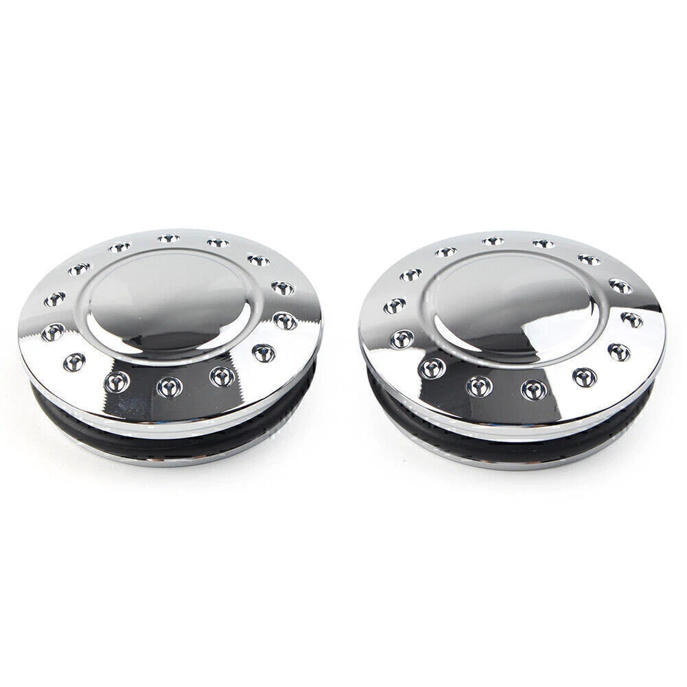 CNC Aluminum Swingarm Pivot Bolt Covers for Harley V-Rod (2002-2017)