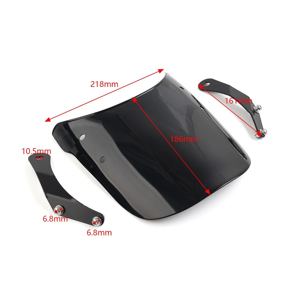 Headlight Windscreen for Yamaha T100 2003-2021 & XSR125 2021-2023 Smoke