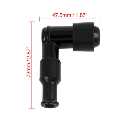Spark Plug Cap 90 Degree Black Waterproof for CG125 GN125