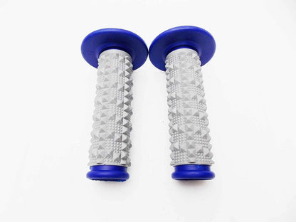 Yamaha YZ250 Forseti Blue Grey Diamond Handlebar Grip Set