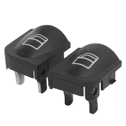 2 x Electric Window Switch Knobs for Mercedes Benz C Class W203 (2001-2007)