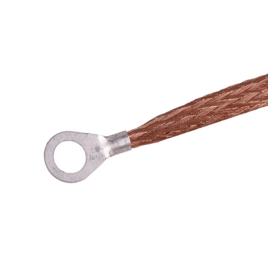 11.4" Copper Braided Earth Lead Cable Wire Strap for Car Battery