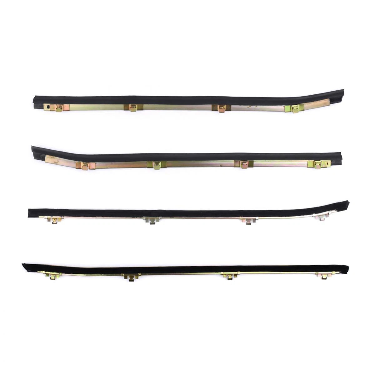 Weatherstrip Door Belt w Vent Set 4 L+R Fits Datsun 620 1500 Pickup 1972-79 D06