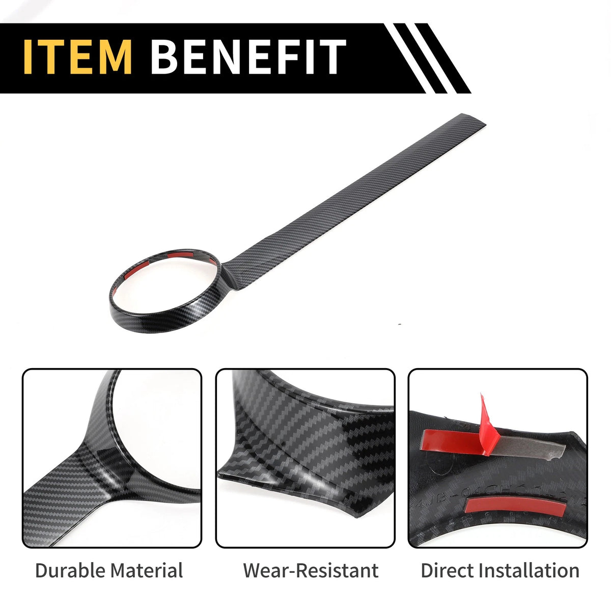 Central Control Air Vents Cover for Chevy Colorado (23-24) Carbon Fiber Pattern