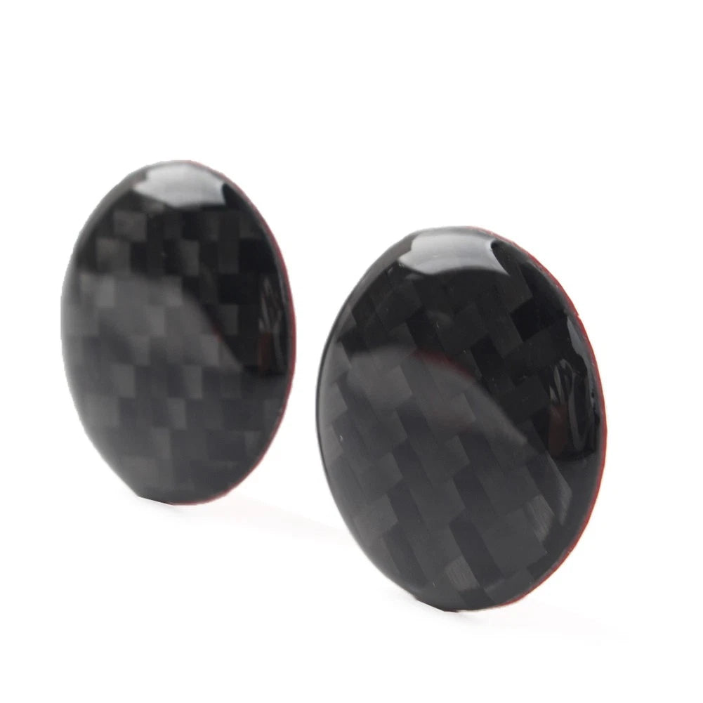 2 x Central Control Radio Switch Knob Covers for Jeep Wrangler JK (2011-2017)
