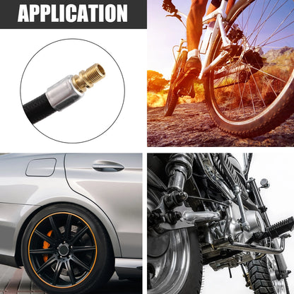 Tire Valve Stem Extension Inflator Extender Hose 1x for Motorcycle