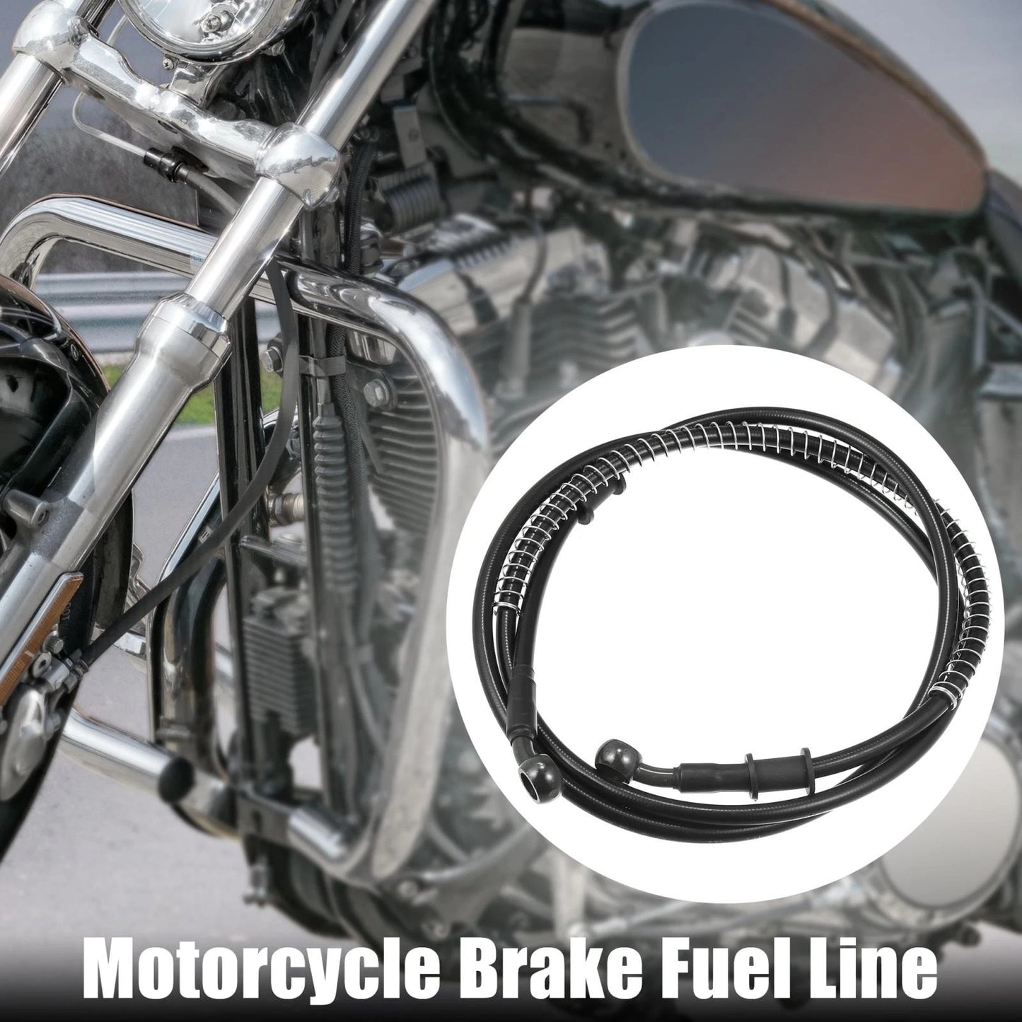 Braided Brake Clutch Oil Hoses 160cm 10mm for Motorcycle