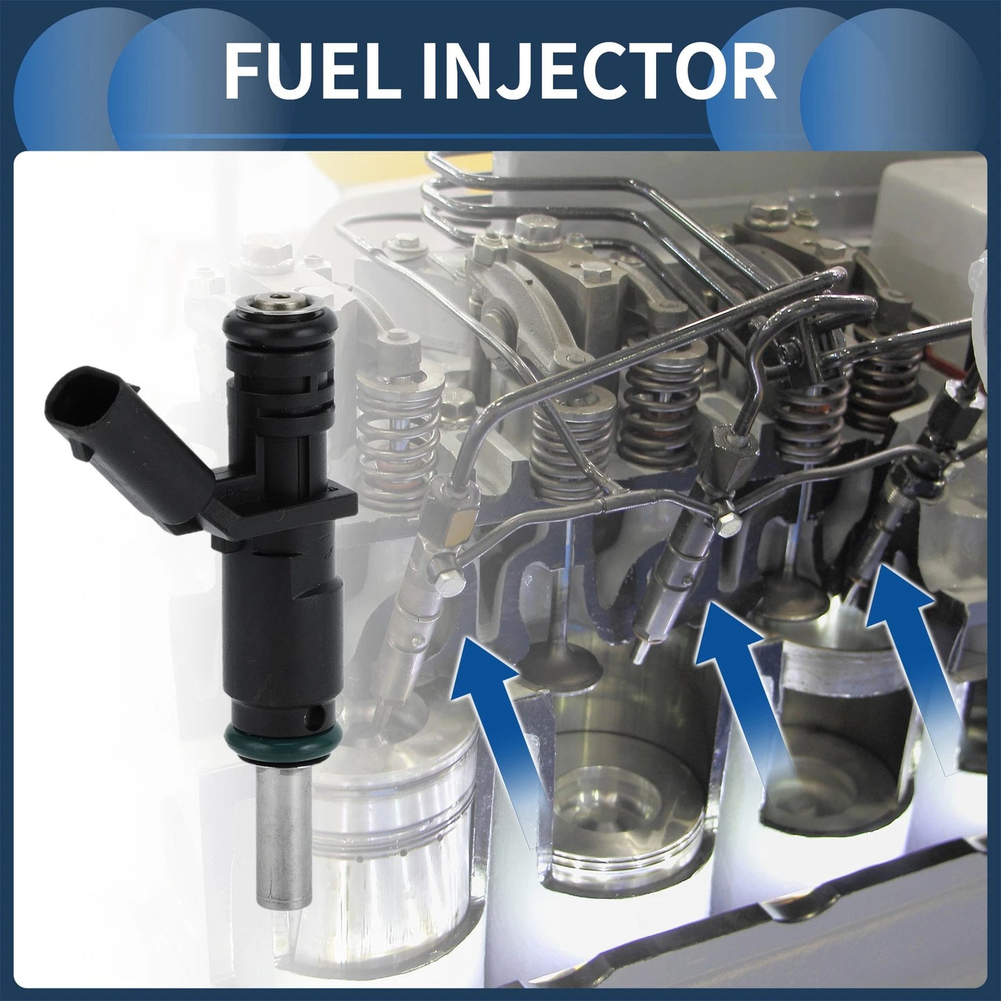 Fuel Injector for Mercedes-Benz W204 C230 C280 C350 (2005-2014)