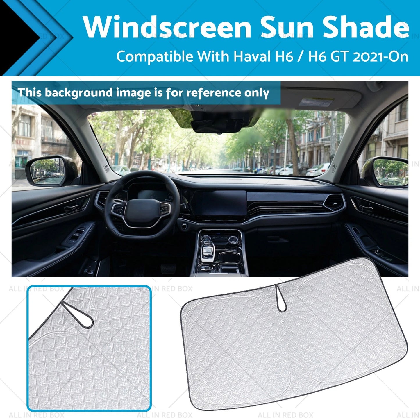 Windscreen Sun Shade UV Protection for Haval H6/H6 GT (2021-On)