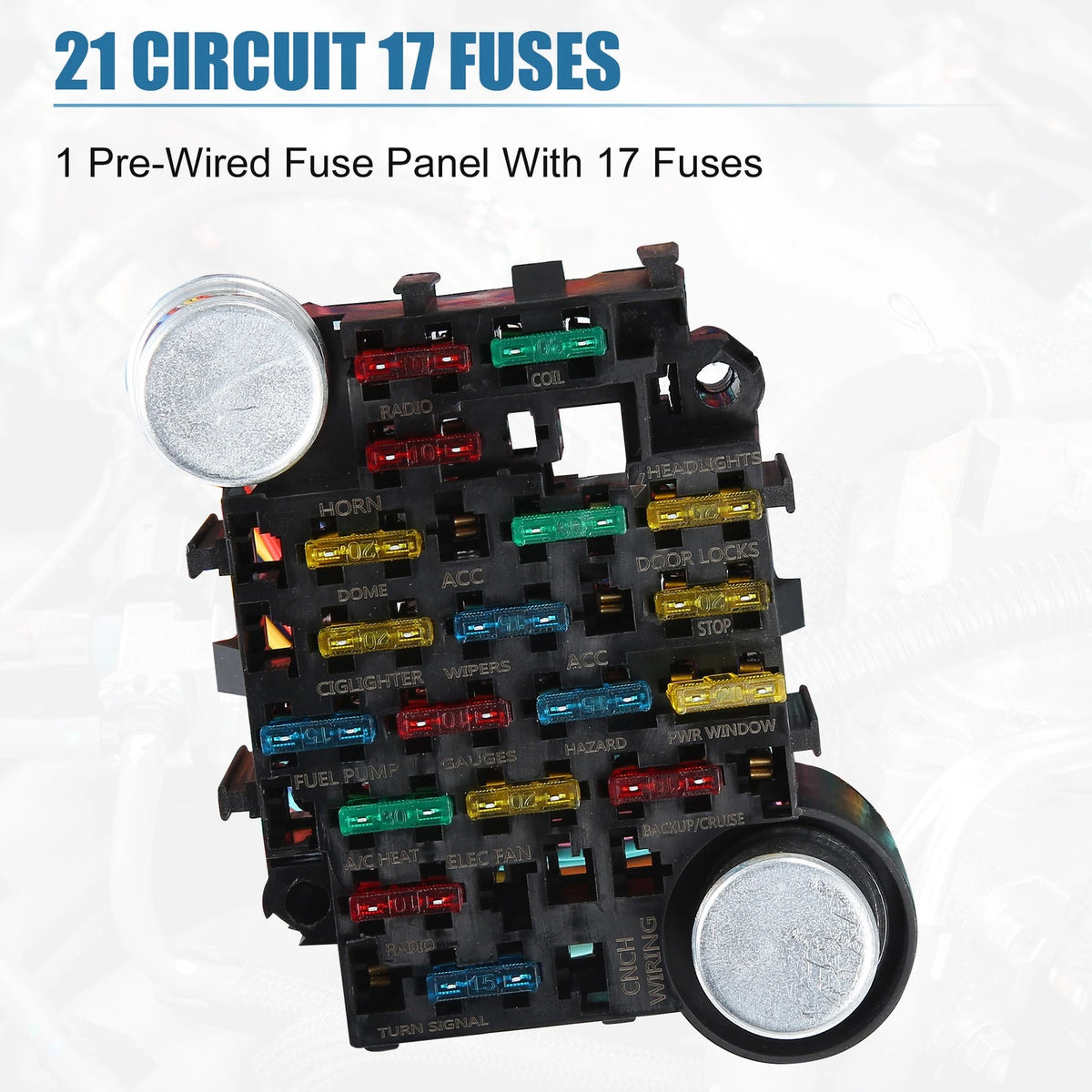 Universal 21 Circuit Wiring Harness Kit for GM Chevy Ford Truck