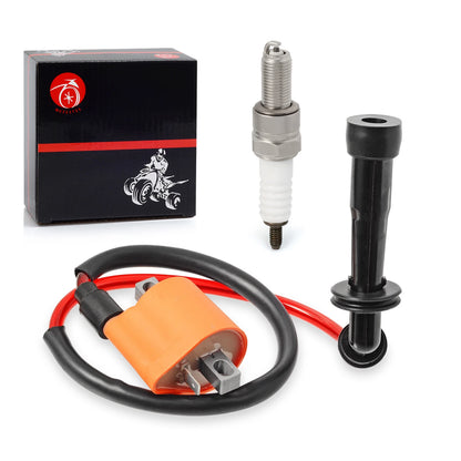 Ignition Coil Spark Plug + CAP for Suzuki DRZ400S/DRZ400E/DRZ400SM/DRZ400 (2000–2023)