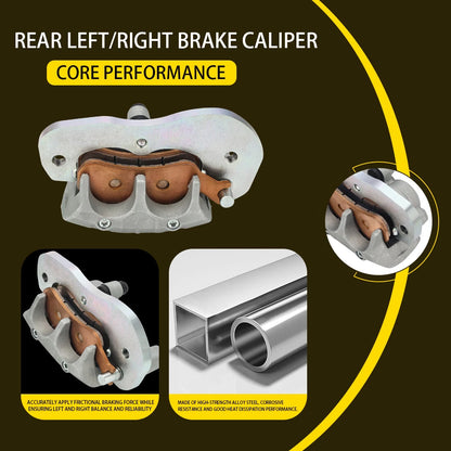 Rear Brake Calipers & Pads for Can-Am Maverick Trail/Sport (2018–2023)