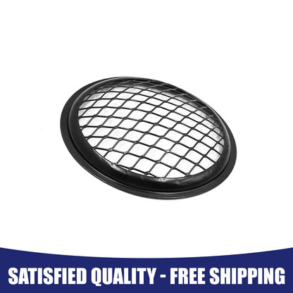 5.5 Dia Black Motorcycle Headlight Mesh Grill Protector Guard Cover for Make Model
