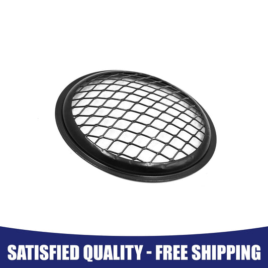 5.5 Dia Black Motorcycle Headlight Mesh Grill Protector Guard Cover for Make Model