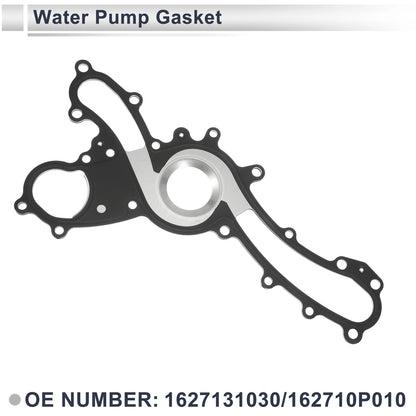 Water Pump Gasket for Toyota Camry 2007-2017 Rubber 1 x Engine Component
