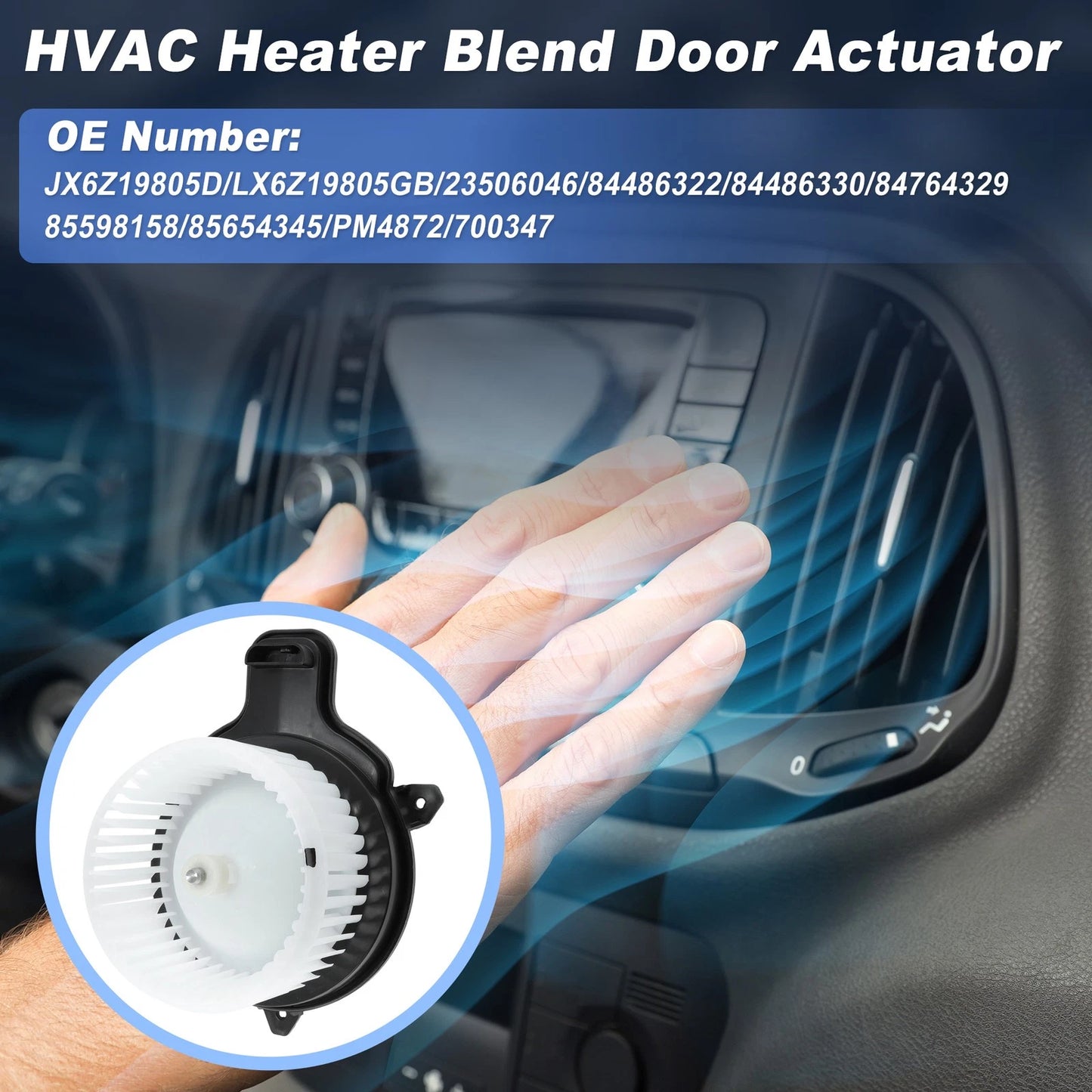 AC Heater Blower Motor for Chevy Malibu (2016–2024)
