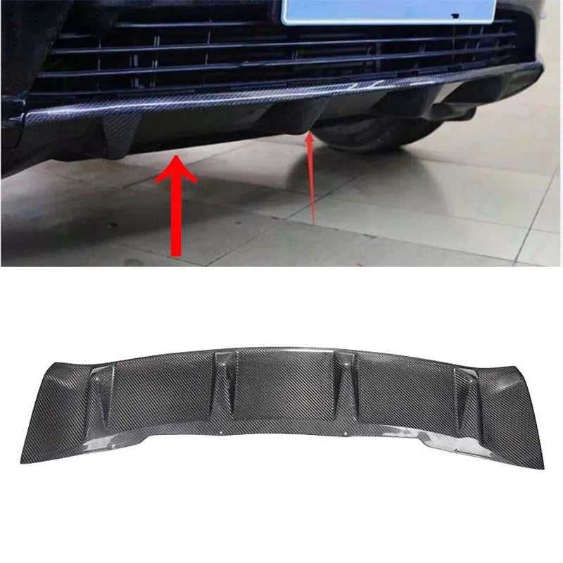 Real Carbon Fiber Front Bumper Lower Spoiler Splitter Lip for BMW X5 F15 2014-18