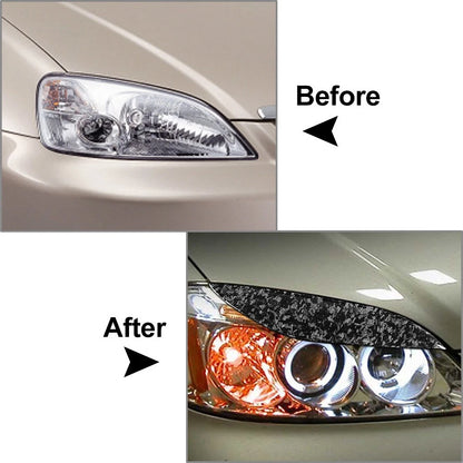 Headlight Eyebrow Eyelid Cover Trim for Honda Civic (2001-2003) 2 x Left & Right