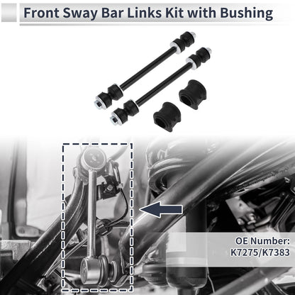 Front Stabilizer Bar Links with  Bushing for Dodge Ram 1500