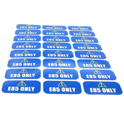 E85 Sticker Die Cut Decal Self Adhesive Vinyl for Clean Energy (24 Pcs)