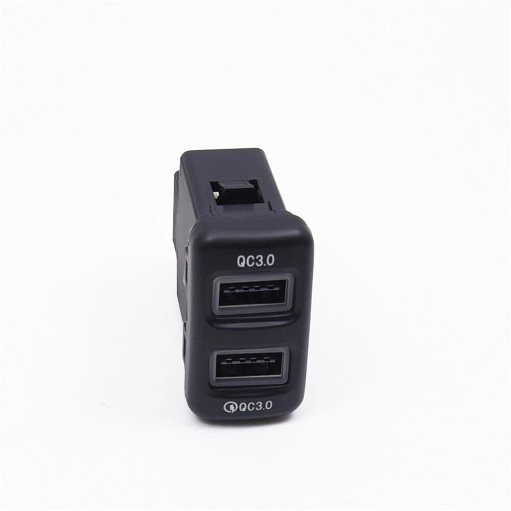 18W Dual-USB QC3.0 Fast Car Charger for Toyota Tacoma, FJ Cruiser, Tundra