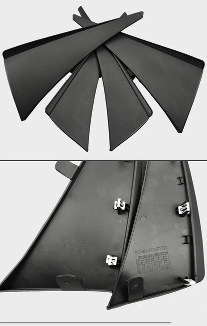 4Pcs Splash Guards Front Rear Mud Flaps for Chevy Corvette (2014–2019)