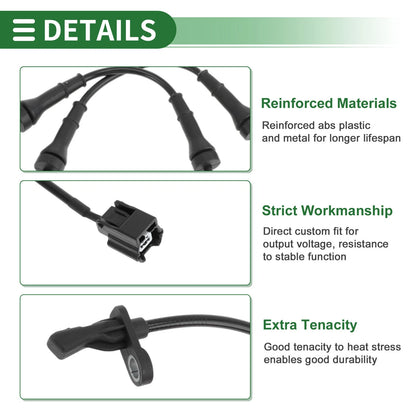 ABS Wheel Speed Sensor for Nissan Juke AWD (2011-2017) - 1 Pcs