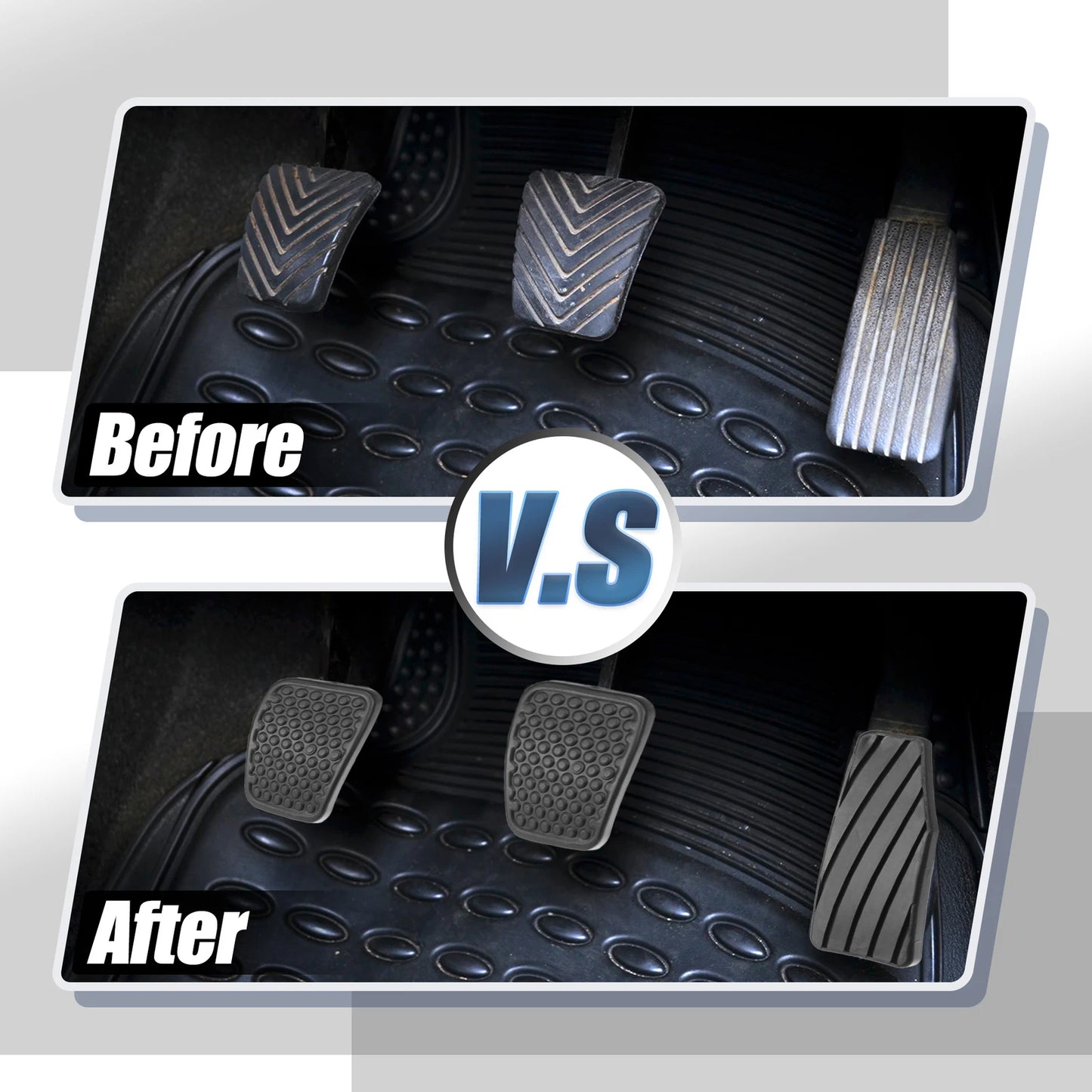 3 x Clutch Brake Gas Pedal Covers for Suzuki Aerio (2001-2007)