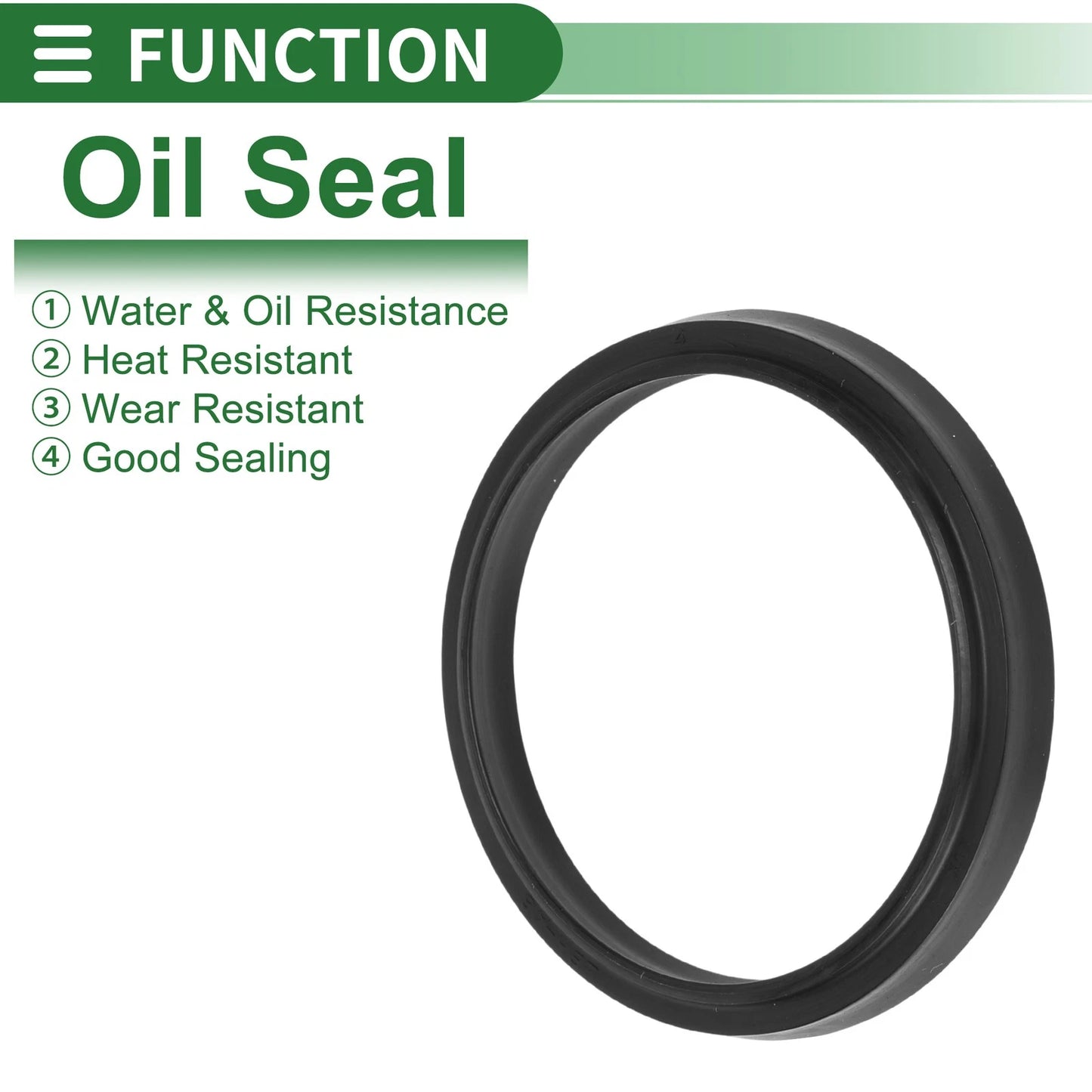 Oil Seal / 48x56x5mm / Rotary Shaft Seal NBR Rubber Black 5 pcs for MakeModel