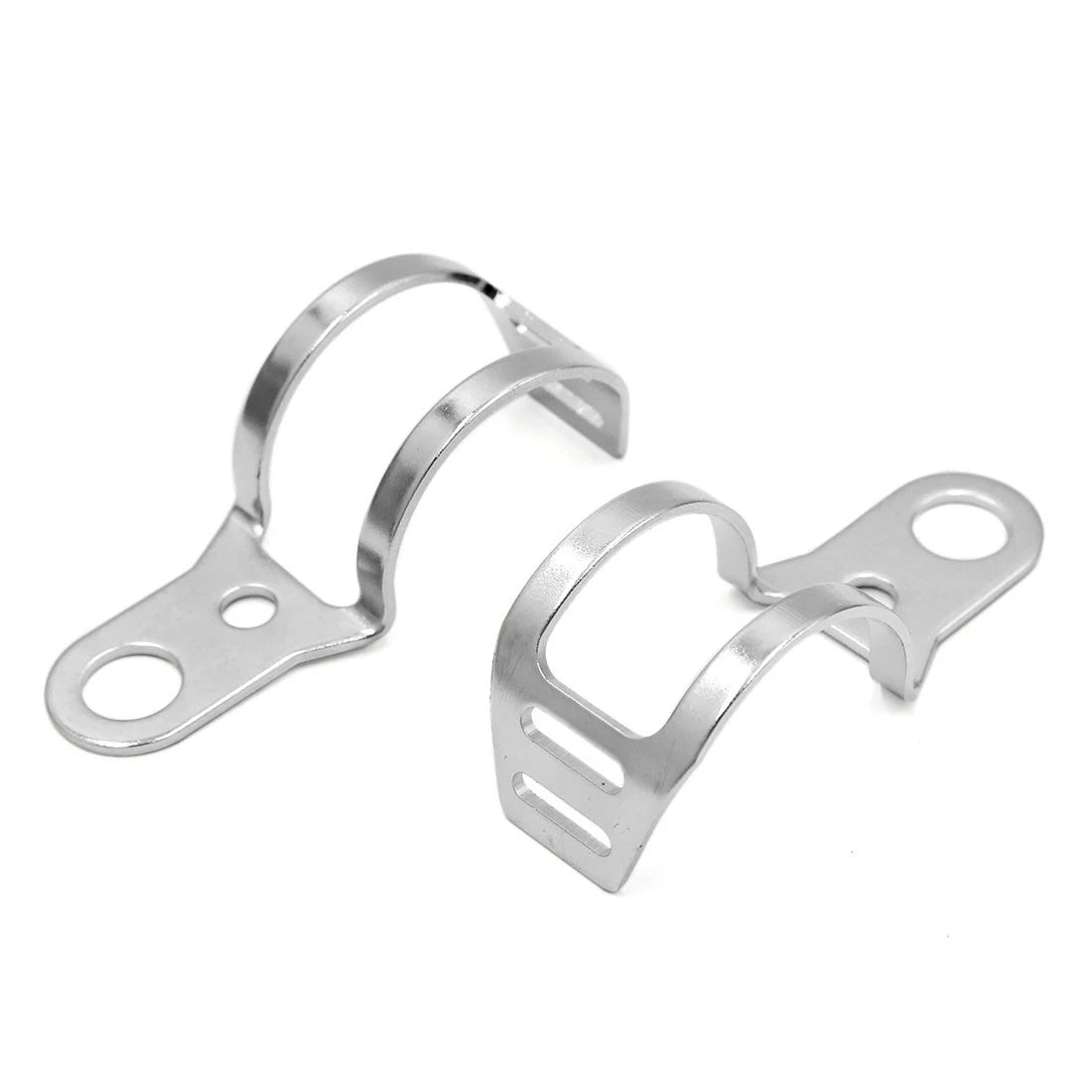 2 x Turn Signal Light Fork Clamp Holder Bracket for Harley Davidson
