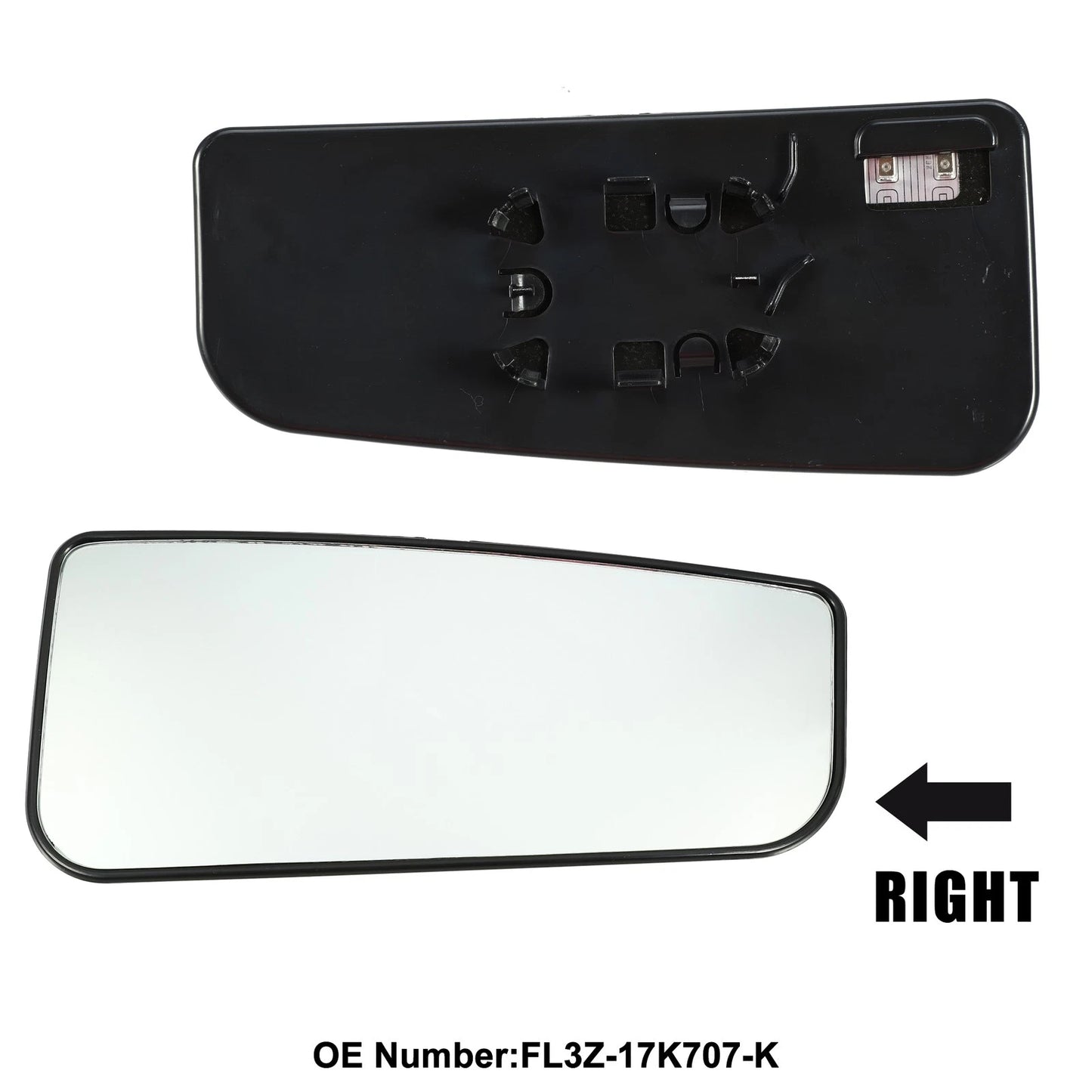 Towing Mirror Glass Lower for Ford F-150 F-250 F-350 F-450 F-550 (2004-2023)