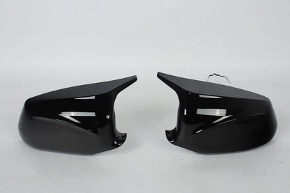 2 x Gloss Black Side Mirror Cover Caps for BMW 5-Series F10 F11 (2010-2013)
