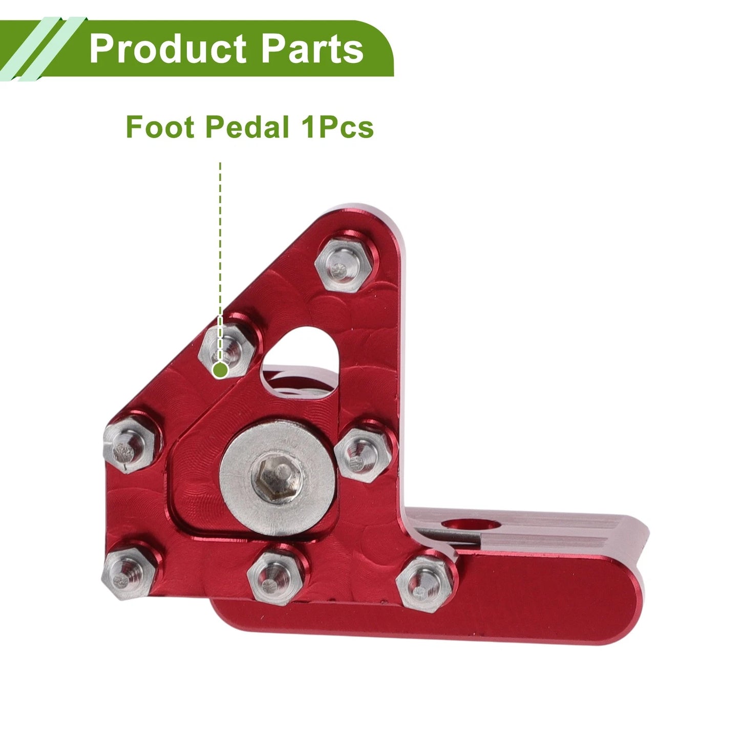 Motorcycle Foot Pegs for Honda CRF50 Footrests Red (2004-2023)