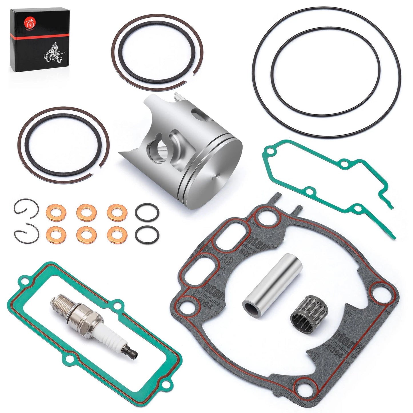 Top End Rubuild Kit STD 66.4mm Piston & Gasket for Yamaha YZ250X (2005–2024)