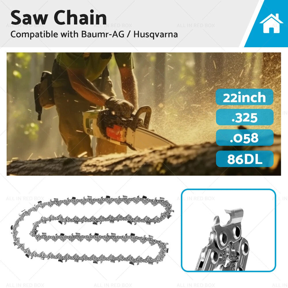 Tungsten Carbide Chainsaw Chain .325 .058 86DL for Baumr-AG Husqvarna