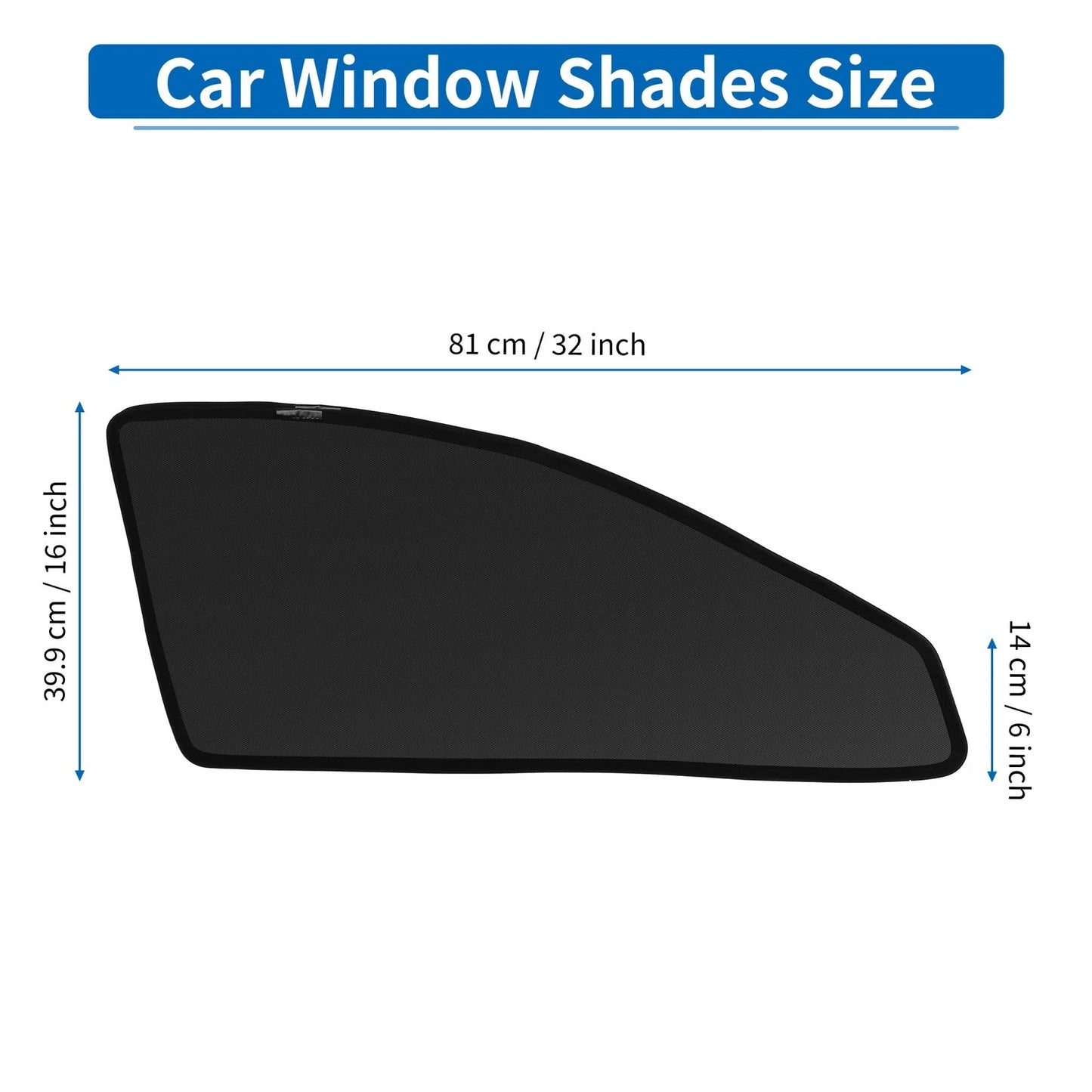 Window Cover for Toyota Harrier 60 Series Black (2014-2020)