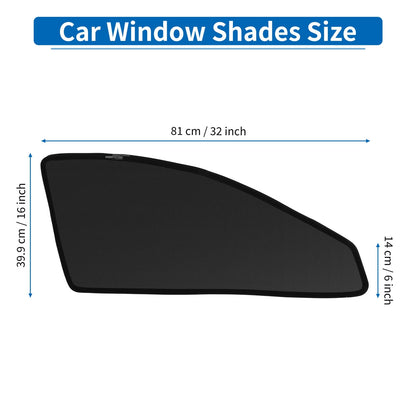 Window Cover for Toyota Harrier 60 Series Black (2014-2020)