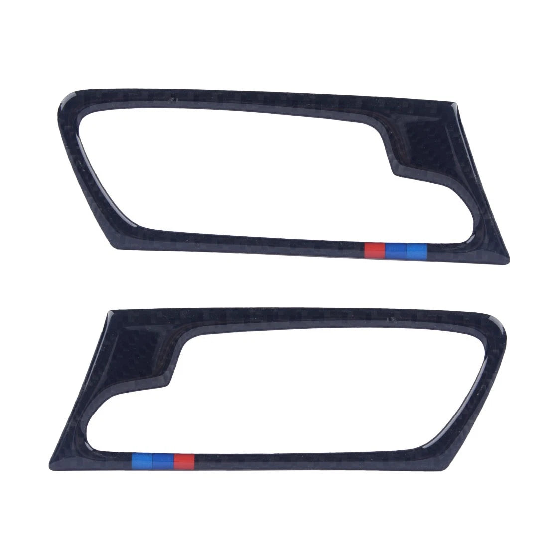 4 x Carbon Fiber Style Door Handle Covers for BMW X5 E70 (2008-2013)
