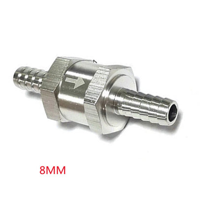 8mm One Way Fuel Non Return Check Valve for Gas, Air, Petrol, Diesel, Oil