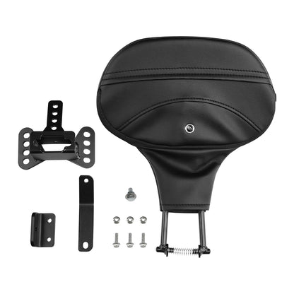 Black Driver Rider Backrest Pad for Harley Touring CVO Road Glide (2023-2025)