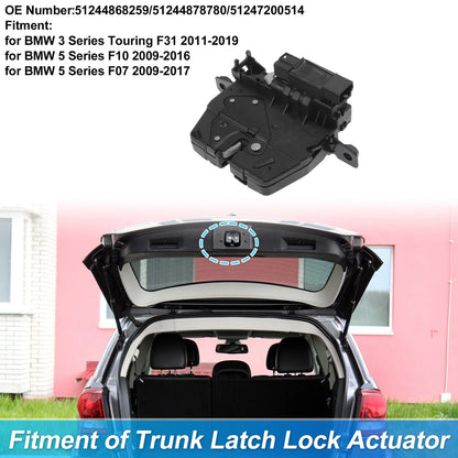 Rear Trunk Latch Lock Actuator for BMW 3 Series Touring F31 (2011-2019)