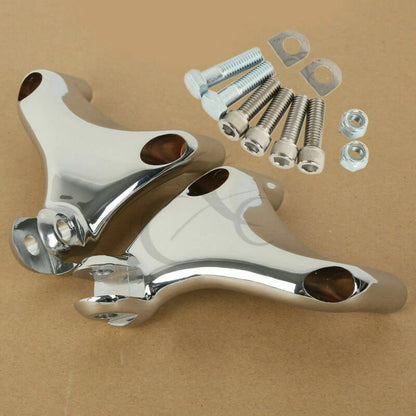 Chrome Passenger Foot Peg Mount for Harley Sportster 883 1200 (2004-2013)