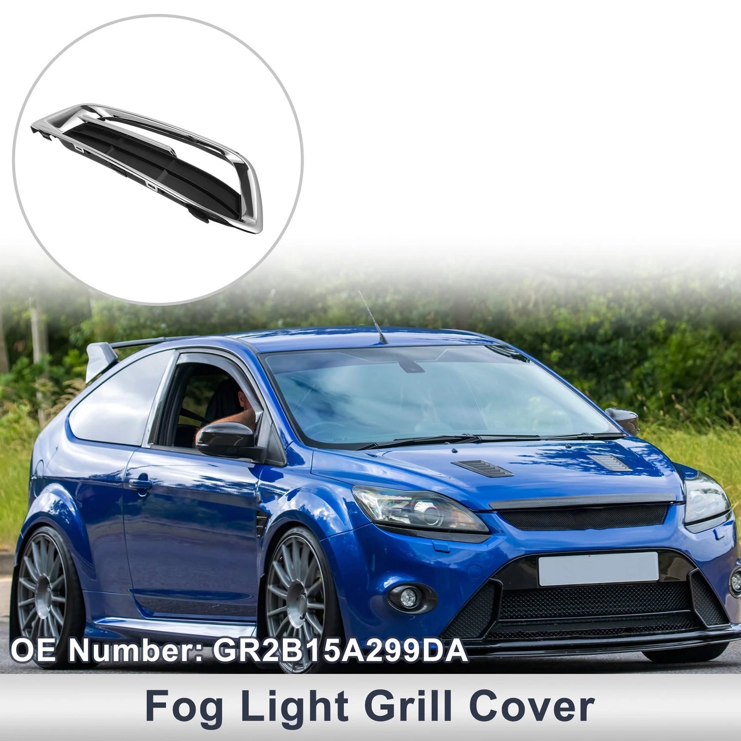 Front Left Fog Light Grill for Ford Taurus (2015-2018)